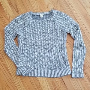 J Crew Tuck Knit Sweater, Wool Blend